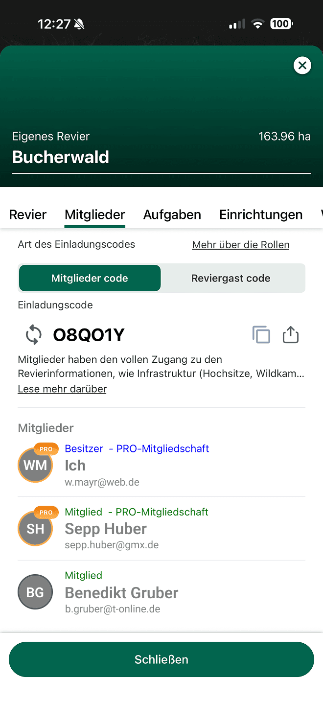 Mit deinem Jagdteam koordinieren