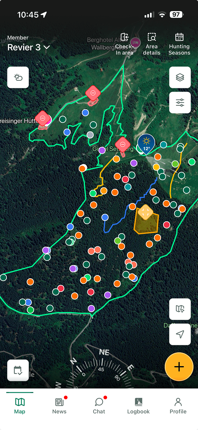 See your whole area at a glance